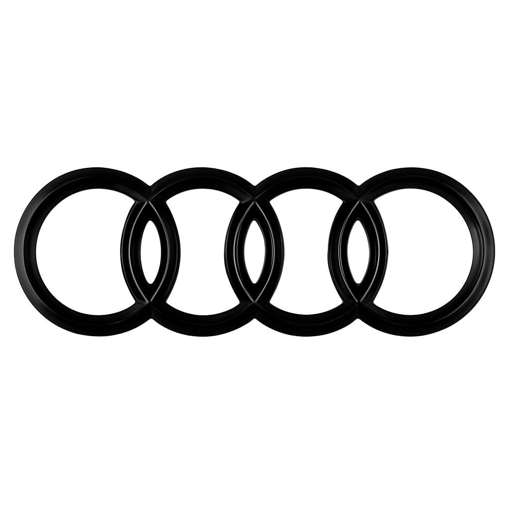 AUDI žiedų emblema (priekis/galas) – 1 vnt