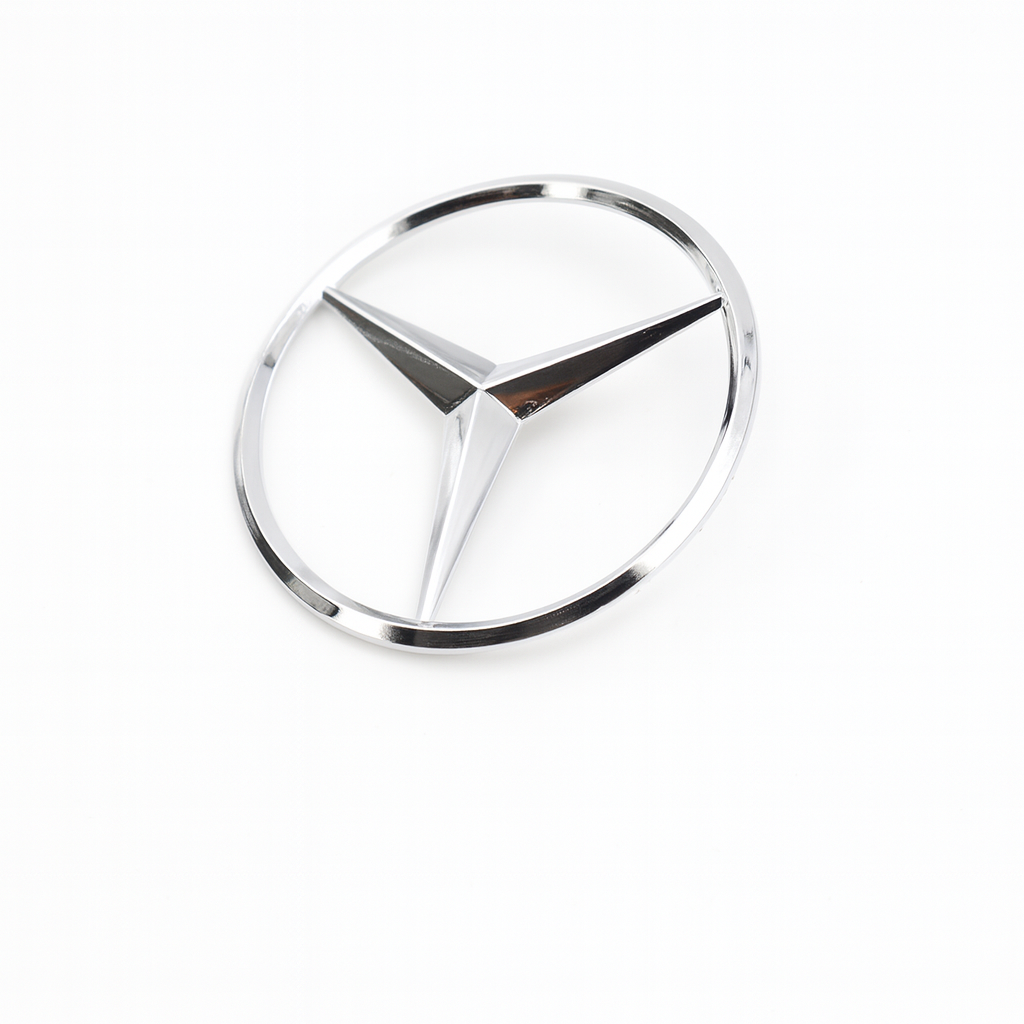 Mercedes žvaigždės emblema (2 vnt.) – priekis / galas