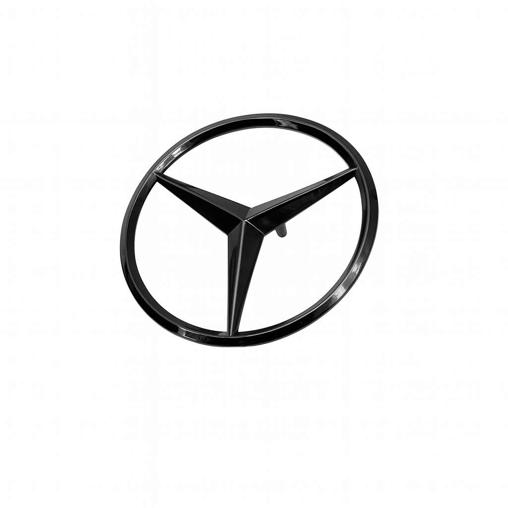 Mercedes žvaigždės emblema (2 vnt.) – priekis / galas