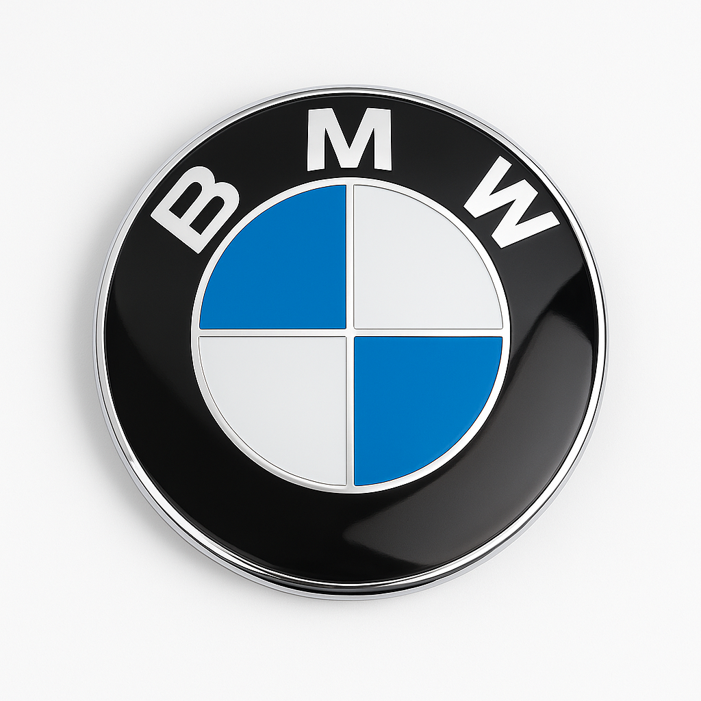 BMW kapoto ir bagažinės emblemos (2 vnt.)