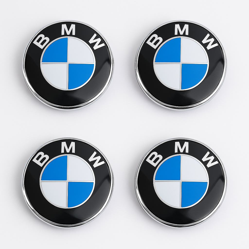 BMW ratlankių stebulės dangteliai (4 vnt.)